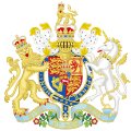 als König Georg III. des Vereinigten Königreichs (1816–1820), nach Standeserhöhung mit einer Königskrone über dem Herzschild für das Königreich Hannover