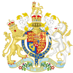 Georg IV av Storbritannias våpenskjold