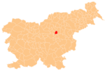The location of the Municipality of Prebold