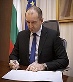 O presidente Rumen Radev
