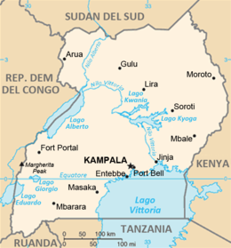 Uganda - Mappa