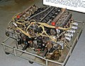 The BRM H16 engine, a 16-cylinder 64-valve engine used by the BRM team.