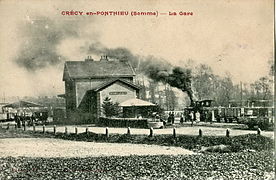 Bâtiment voyageurs de la gare de Crécy - Estrées.