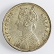 India 1 rupee 1884 Victoria (obverse)