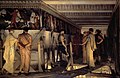 Fídies mostrant el fris del Partenó als seus amics de Lawrence Alma-Tadema.