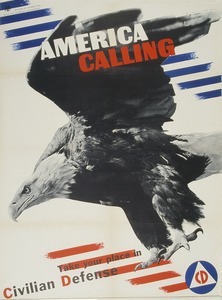 Poster che incoraggia la partecipazione nella difesa civile durante la Seconda Guerra Mondiale