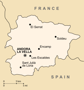 Мапа Андоры