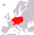 L'Europa Centrale secondo la definizione di E. Schenk (1950)[45]