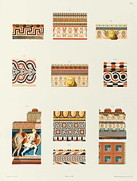 Ornaments of the Temple of Empedocles at Selinunte, by Jacques Ignace Hittorff, 1846 (published in 1851)