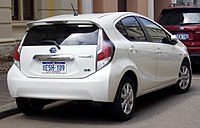 First facelift Prius c i-Tech