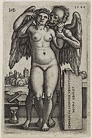 Small engraving by Barthel Beham, 1547