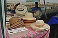 Four different types of sun hats, Ecuador