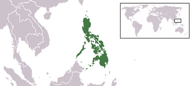 Localização de Filipinas