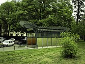 Porte Dauphine station, designed by Hector Guimard