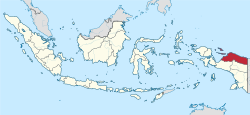 Lokasion ti Papua idiay Indonesia
