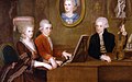 Image 1The Mozart family c. 1780. The portrait on the wall is of Mozart's mother. (from Classical period (music))