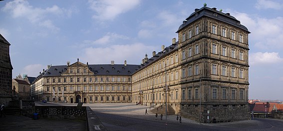 Nova rezidenca škofov v Bambergu, zgrajena 1697-1703 za Lotharja Franza von Schönborna