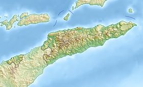 Atauro adası xəritədə