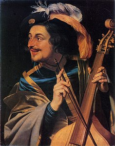 Férfi viola da gambával, 1631