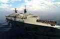 HMS Coventry (F98), conducts an underway replenishment while on station in the Persian Gulf.