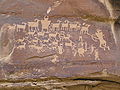 Pétroglyphes amérindiens, Utah.