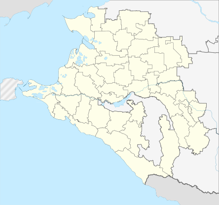 Location map Rusiye Krasnodar ülkesi