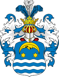 Inverted crescent on Polish coat of arms.