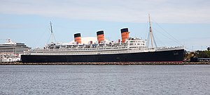 The picture is of a large luxury liner.