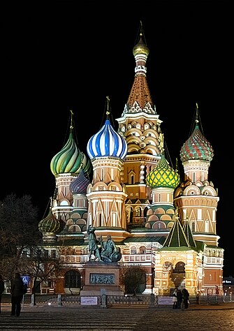 Chrám Vasila Blaženého na Rudém náměstí v Moskvě