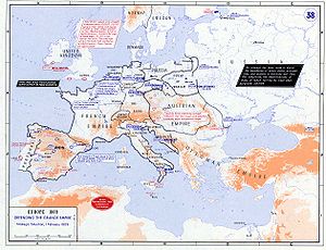 Katonai helyzet Európában 1809. februárjában
