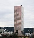 "big Pink" The US Bancorp Tower in Portland, Oregon pink granite and windows(ground breaking 1981 dedicated 1983)