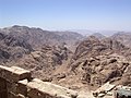 Vista dempuèi lo mont Sinai.