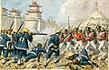 Image 24British troops taking Zhenjiang from Qing troops (from History of Asia)