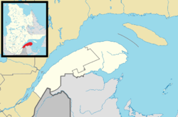 Routhierville is located in Eastern Quebec