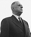 Charles de Gaulle President vum 8. Januar 1959 bis den 28. Abrëll 1969.