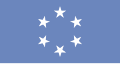 Bandeira do protectorado das illas do pacífico usada entre 1965 e 1981
