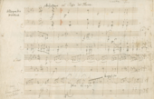 Manuscrit des Variations Eroica (1802)
