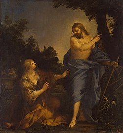 Cristo Aparecendo a Maria Madalena (entre 1640 e 1650) de Pietro da Cortona