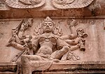 Kali is angry, ferocious form of Durga, a Shaktism deity