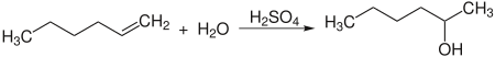 2-hexanol előállítása 1-hexénből