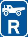 Reserved for construction vehicles