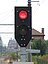 Simplified stop signal displaying 'halt' (red)