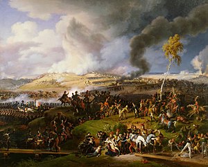 Moskovan taistelu 1812, Louis Lejeunen maalaus vuodelta 1822.