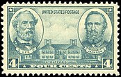 Robert E. Lee, Stonewall Jackson and Stratford Hall, Army Issue of 1936