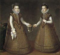Алонсо Санчес Коельо, «Інфанти Ізабелла Клара Євгенія і Каталіна Мікаела», 1575