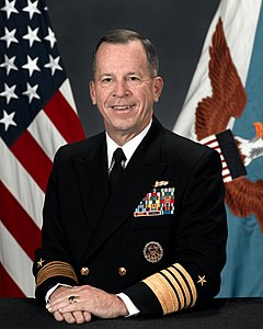 United States Navy Admiral Michael Mullen, 17th Chairman of the Joint Chiefs of Staff