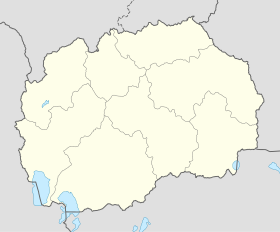 Kičevo na mapi Severne Makedonije