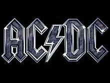 Logo AC/DC argent
