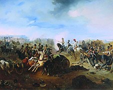 Битка код Грохова, 13. децембар 1831, (1850-их), уље на платну, Војноисторијски музеј артиљерије, инжењера и везе
