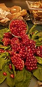 yalda fruits , pomegranates.